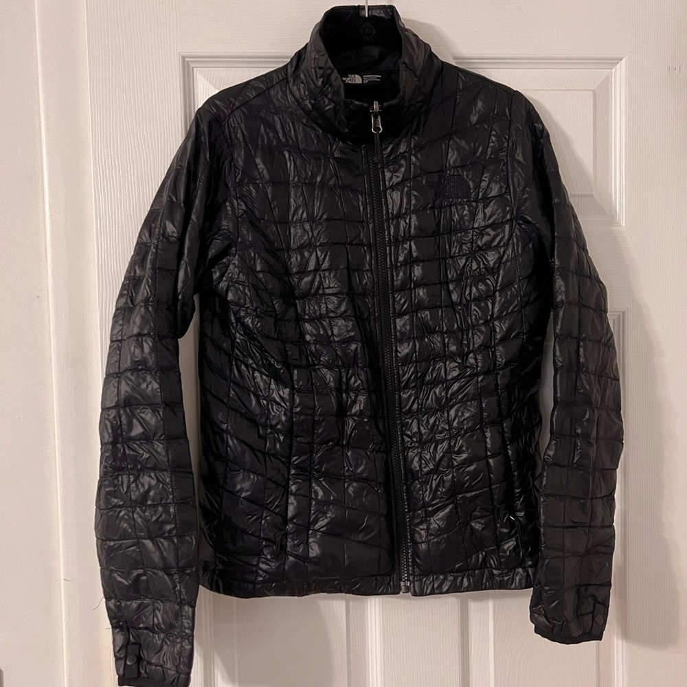 North Face Black Thin Puffer Jacket